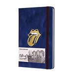 Caderno Edição Limitada Rolling Stones Moleskine Veludo Azul