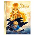Caderno Espiral Capa Dura 10 Matérias The Legend Of Zelda