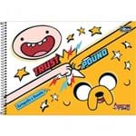 Caderno Espiral Capa Dura Cartografia e Desenho Adventure Time 96 Folhas - Sortido (Pacote com 4 Unidades)