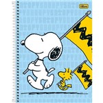 Caderno Espiral Snoopy 1x1 - 96 Folhas - Tilibra
