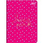 Caderno Grampeado Flexível Love Pink 32 Folhas