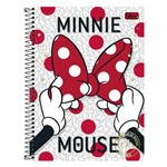 Caderno Minnie Mouse - Laço - 16 Matérias - Tilibra