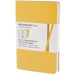 Caderno Moleskine Volant Pautado Amarelo de Bolso com Capa Flexível - Kit com 2