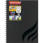 Caderno para Uso Geral com 96 Folhas Preto - Chies