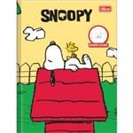 Caderno Quadriculado 1x1 Cm Brochura Capa Dura Snoopy 40 Folhas - Sortido (Pacote com 5 Unidades)