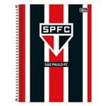Caderno São Paulo - Preto/vermelho - 160 Folhas - Tilibra