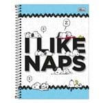 Caderno Snoopy - I Like Naps - 10 Matérias - Tilibra