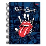 Caderno The Rolling Stones - Azul - 10 Matérias - Jandaia