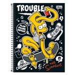 Caderno The Simpsons - Bart no Skate - 10 Matérias - Tilibra