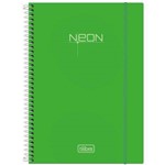Caderno Univesitario CD 200 Folhas Neon Verde