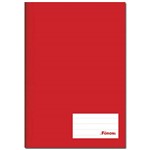 Caderno Vermelho Class Brochurao 28 5x21cm Capa Dura Costurado 96 Folhas