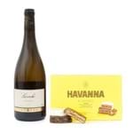 Caixa Alfajores Havanna - 6 Unidades + Vinho Branco Laroche 750ml