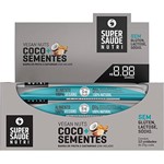 Caixa com 12 Barras Vegan Nuts Coco + Sementes - Super Saúde Nutri