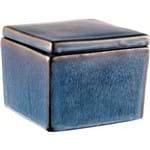 Caixa de Cerâmica Quadrada Azul Pond Pequeno 6944 Mart