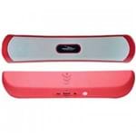 Caixa de Som 5w X2 RMS Bluetooth/Rádio FM/SD D-BH1032 - Vermelha