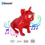 Caixa de Som Bluetooth G29 Bulldog Francês Cachorro Portátil 6w Vermelha