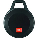 Caixa de Som Bluetooth JBL Speaker Clip + Preto 3,2W RMS Conexão Auxiliar