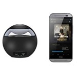 Caixa de Som Bluetooth Portátil Magic Black Ball Led Estéreo