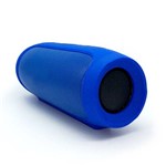 Caixa de Som Portátil Bluetooth Stereo Azul
