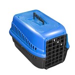 Caixa de Transporte N.2 Cão Cachorro Gato Pequena Azul
