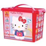 Caixa Decorada com Alça Hello Kitty 9L Vermelha - Monte Libano