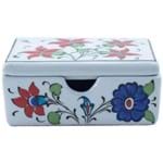Caixa Decorativa de Cerâmica Floral - Turquia