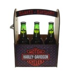 Caixa Engradado Vazio Porta Garrafa Cerveja Harley Laranja