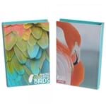 Caixa Livro Birds em Madeira 25cmx17cmx4cm