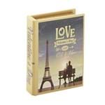 Caixa Livro Mart 4817 - Bege Love Paris