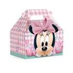 Caixa Maleta Kids Surpresa Minnie Disney Rosa C/10