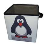 Caixa Organizador de Brinquedos Pinguim 28x31x28 ORGANIBOX