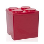 Caixa Organizadora Block Plastico 35 Litros Vermelho Etna
