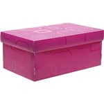 Caixa Organizadora Dellosmile Mini Rosa Pink