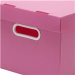 Caixa Organizadora Desmontável P Rosa - Prontobox