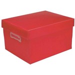 Caixa Organizadora The Best Box Exg Vermelho Claro Polibras