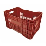 Caixa Plástica Agrícola Organizadora Multiuso 48L Vermelha