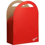 Caixa Surpresa Grande Colors Vermelha com 8 Unidades - Regina Festas