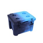 Caixa Térmica Cooler 15 Litros Azul e Preto Brudden Náutica