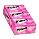 Caixa Trident Bubblegum - Sabor Tutti Frutti
