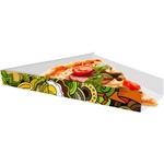 Caixinha Embalagem para Fatia de Pizza 100un Verde