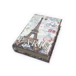 Caixinha Livro Decorativa Torre Eiffel Paris - 18 X 13 Cm