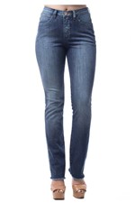 Calça Eventual Jeans Slim Fit Azul Tam. 44