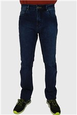 Calça Hard Denim Concept Regular Jeans Azul Escuro Tam. 46