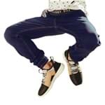 Calça Infantil Jeans Jogger Detalhe Cintura Johnny Fox 6t