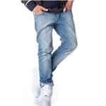 Calça Infantil Menino em Jeans Claro com Elastano Skinny Johnny Fox 4t