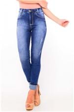 Calça Jeans com Puídos CL0489 - Kam Bess