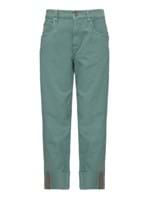 Calça Jeans de Algodão Verde Tamanho 40