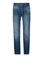Calça Jeans Destroyed de Algodão Azul Tamanho 40