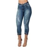 Calça Jeans Edex Feminina Capri Modeladora 36