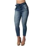 Calça Jeans Edex Feminina Cropped Clochard 36